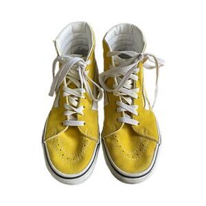 VANS Yellow & White Skateboard Sneakers Women's 7.5 Unisex